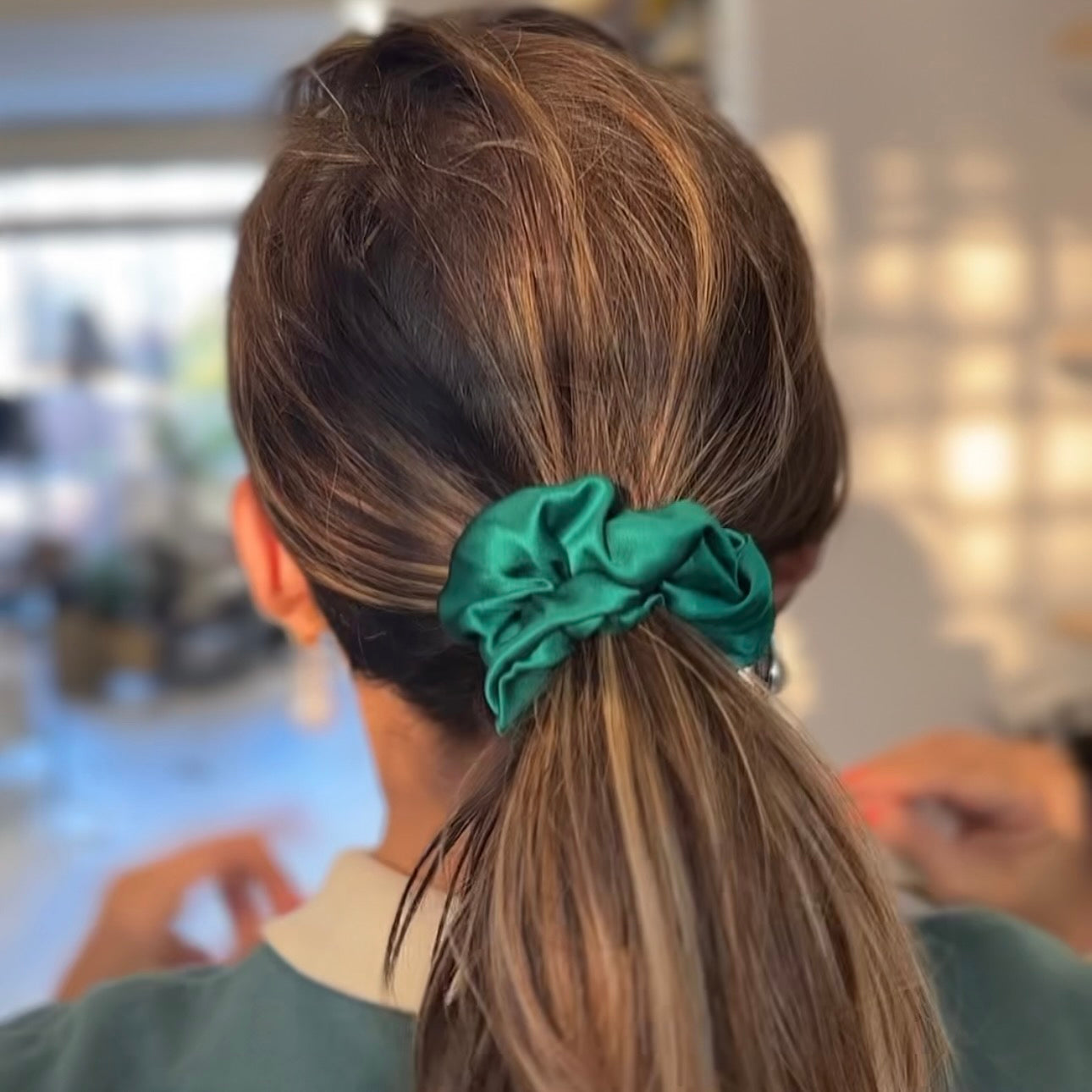 Scrunchies de seda