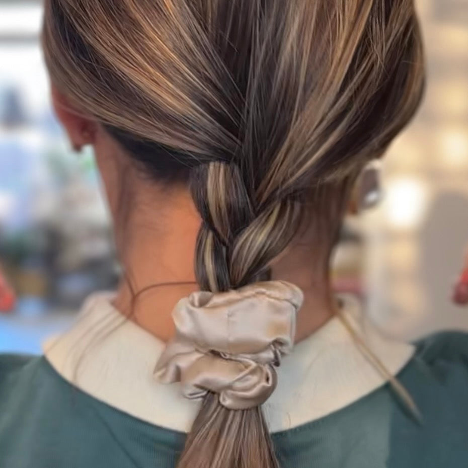 Scrunchies de seda