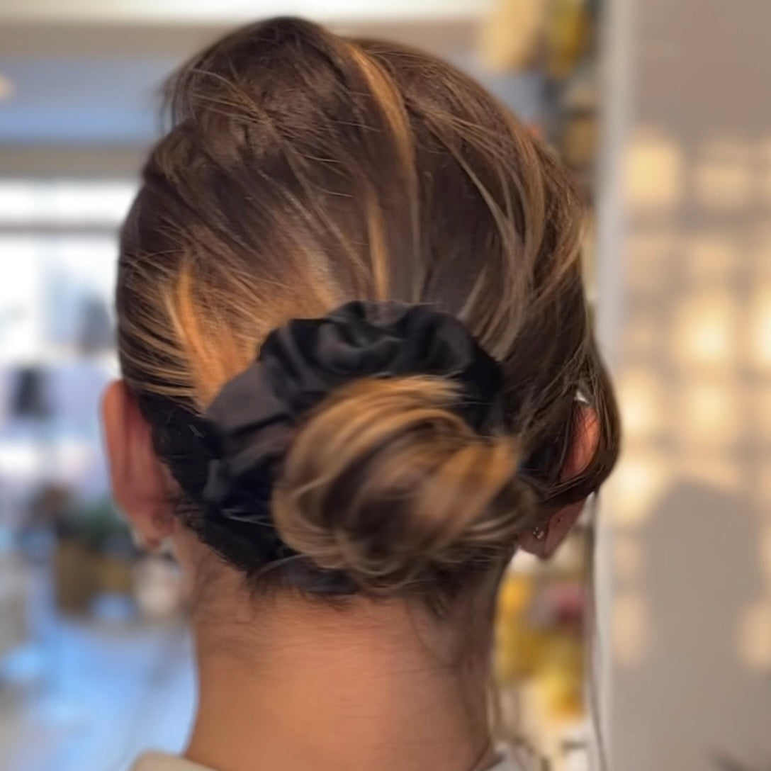 Scrunchies de seda
