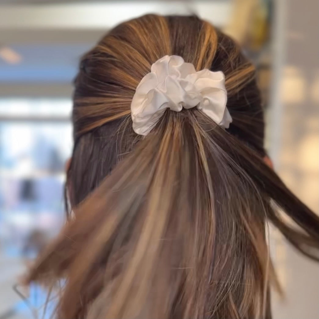 Scrunchies de seda