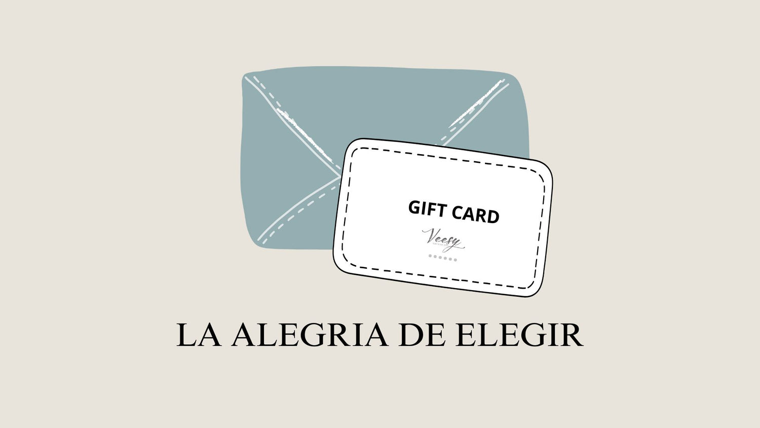 Gift card para ropa de cama Veesy