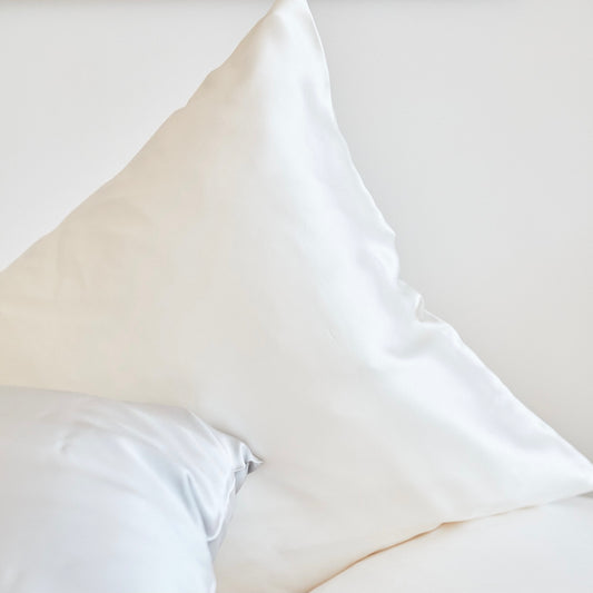 PACK DE 2 FUNDAS DE ALMOHADA DE SEDA NATURAL IVORY