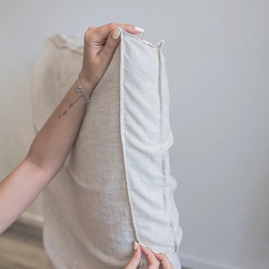 RESPALDO CON FUNDA DE LINO INTERCAMBIABLE MODELO FUELLE