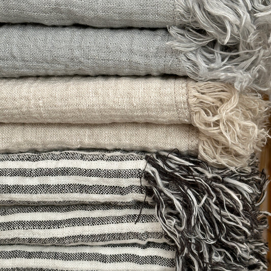 COJÍN AURA LINO GRUESO 50X50 cm