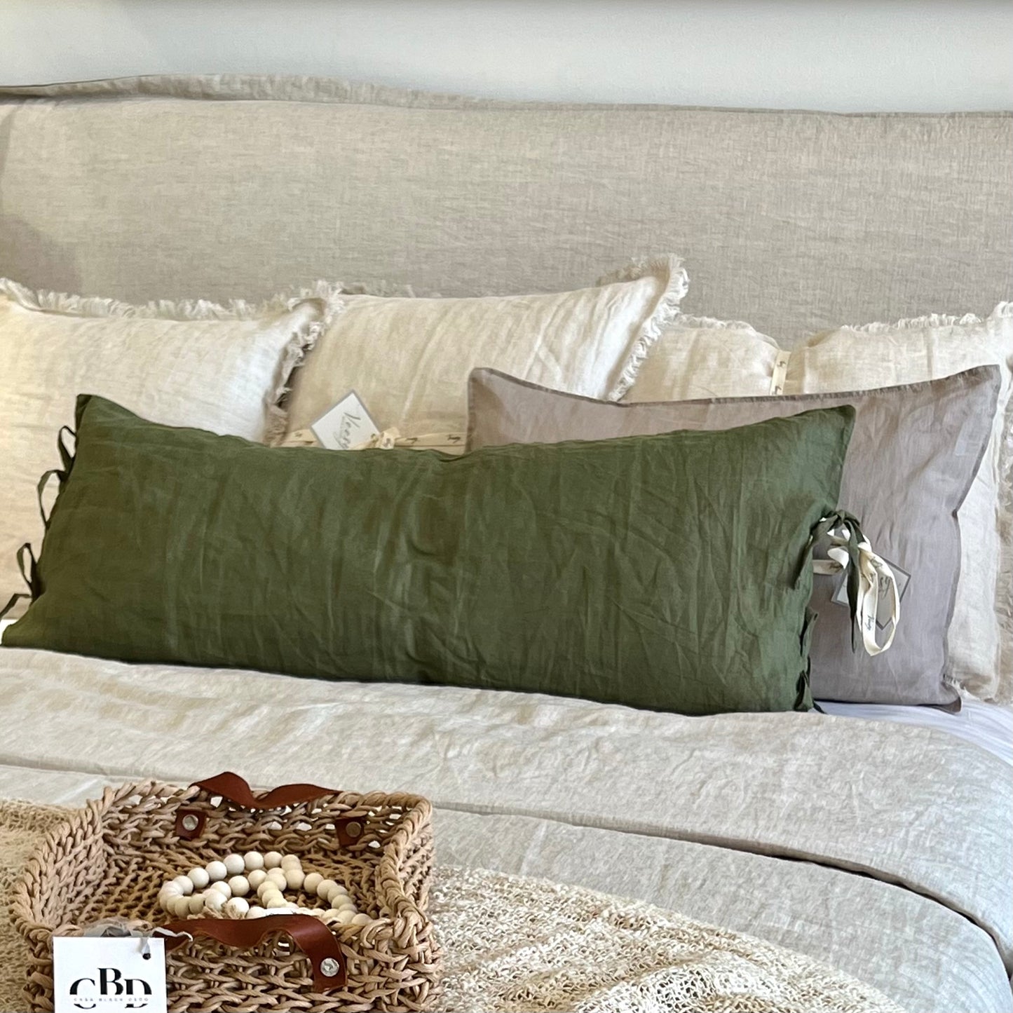 COJÍN LINO HARMONY EXTRA LARGO 90X40 cm