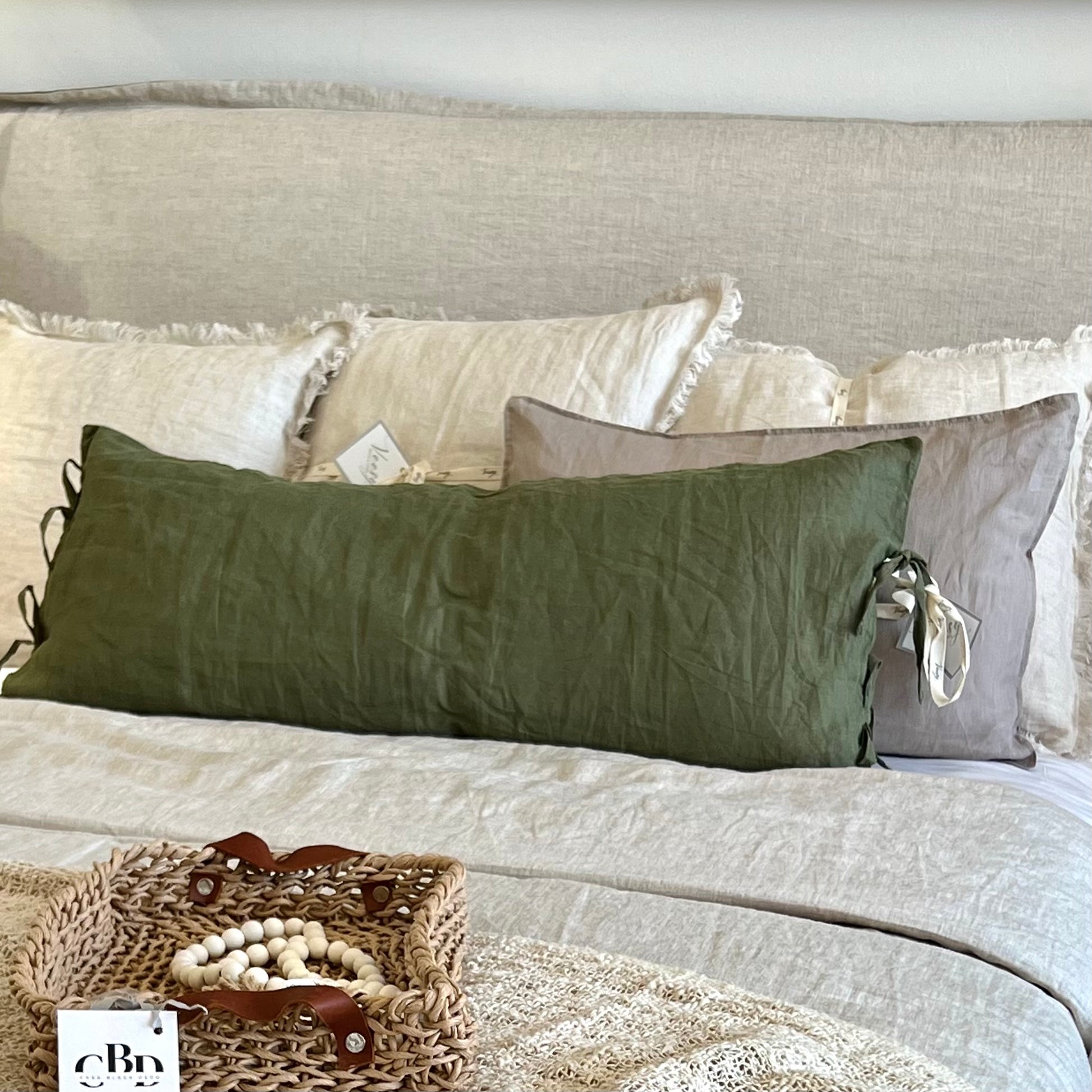 COJÍN LINO HARMONY EXTRA LARGO 90X40 cm