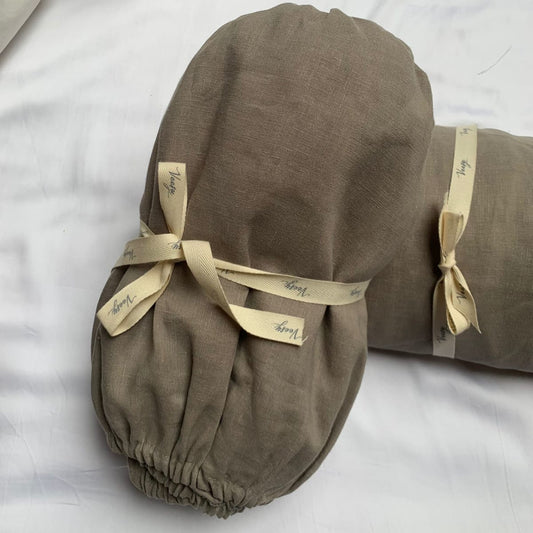 CUBRE BOX SPRING TAUPÉ