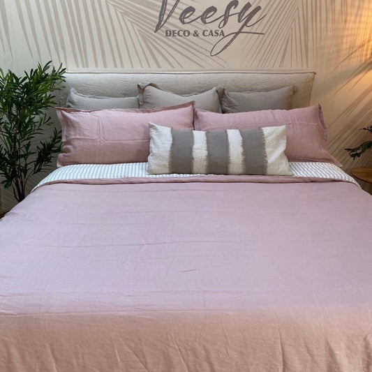 FUNDA ALMOHADA PALO ROSA