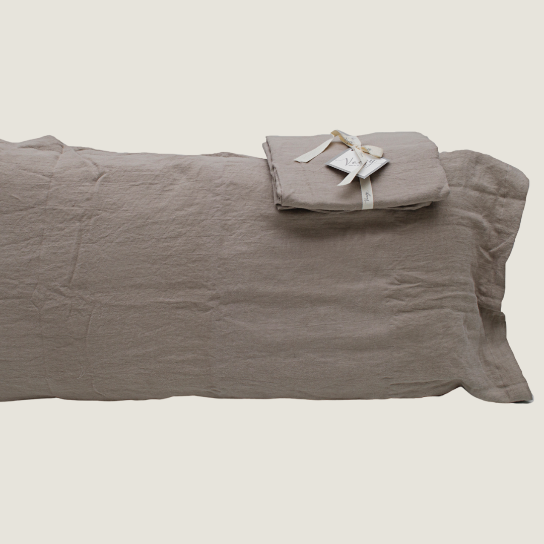 FUNDA ALMOHADA TAUPÉ