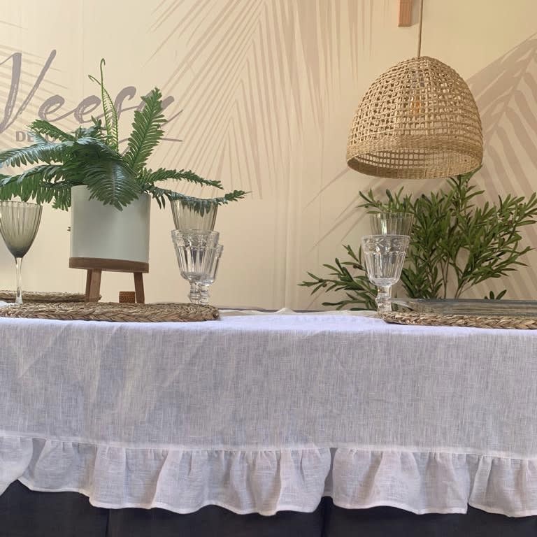 MANTEL LINO FLORA