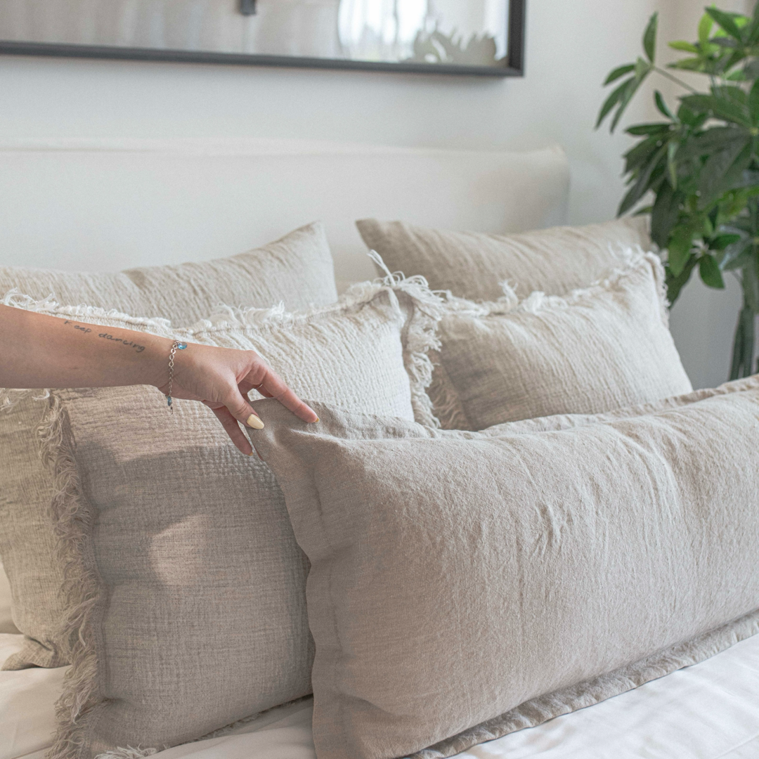 COJIN AURA LINO GRUESO 60X60