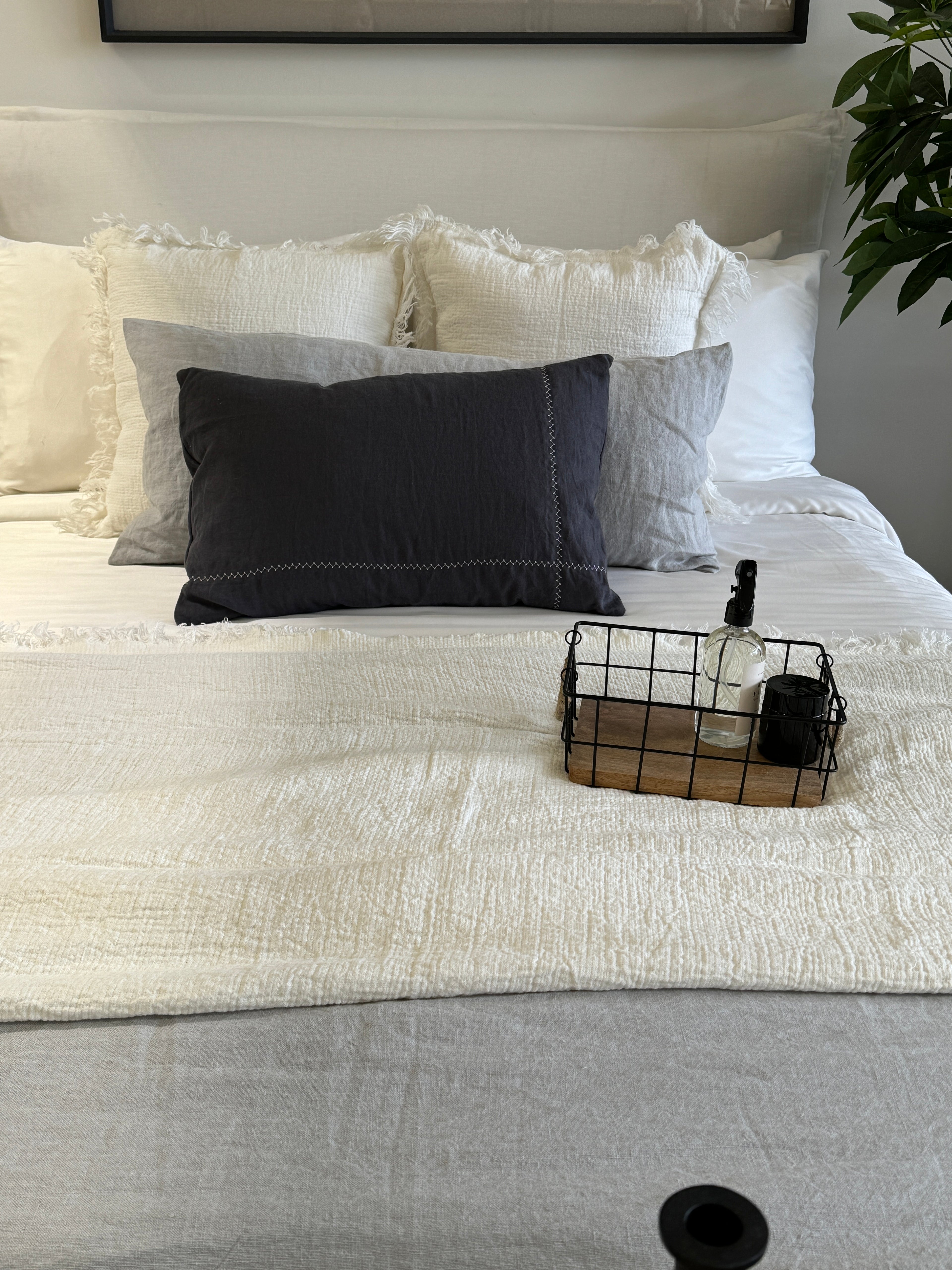 COJIN LINO NICE 60X40 cm