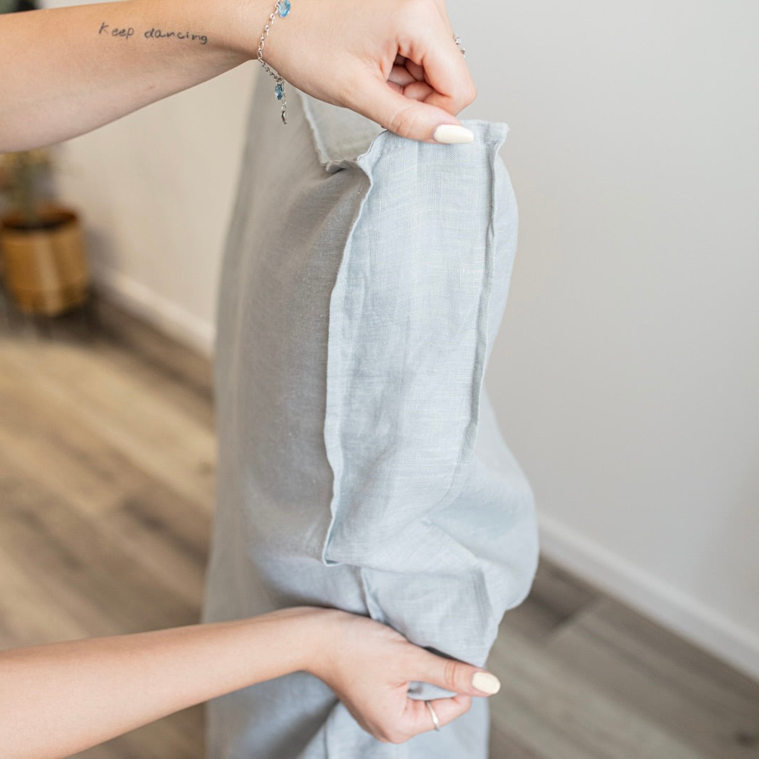 RESPALDO CON FUNDA DE LINO INTERCAMBIABLE MODELO FUELLE