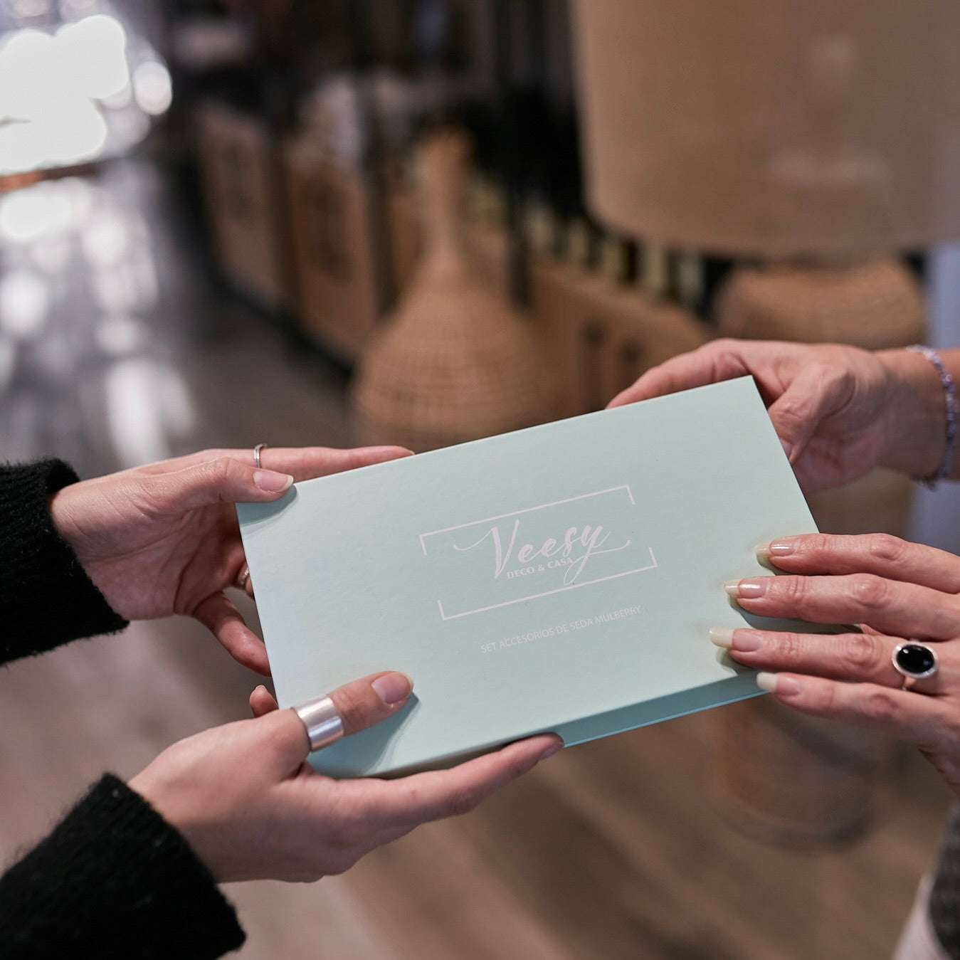 SET ACCESORIOS DE SEDA