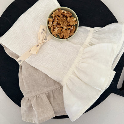 SET PAÑOS DE COCINA OFF WHITE