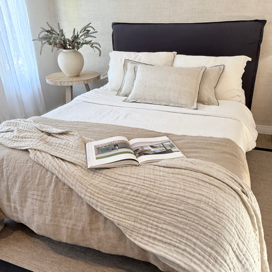 MANTA FREYA LINO GASA REVERSIBLE