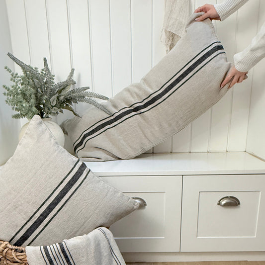 COJIN LISTADO LINEAS NEGRAS