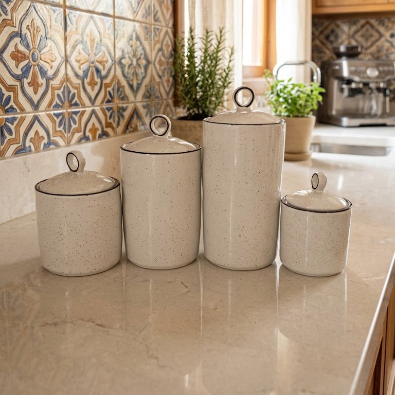 JUEGO CANISTER CERAMICO