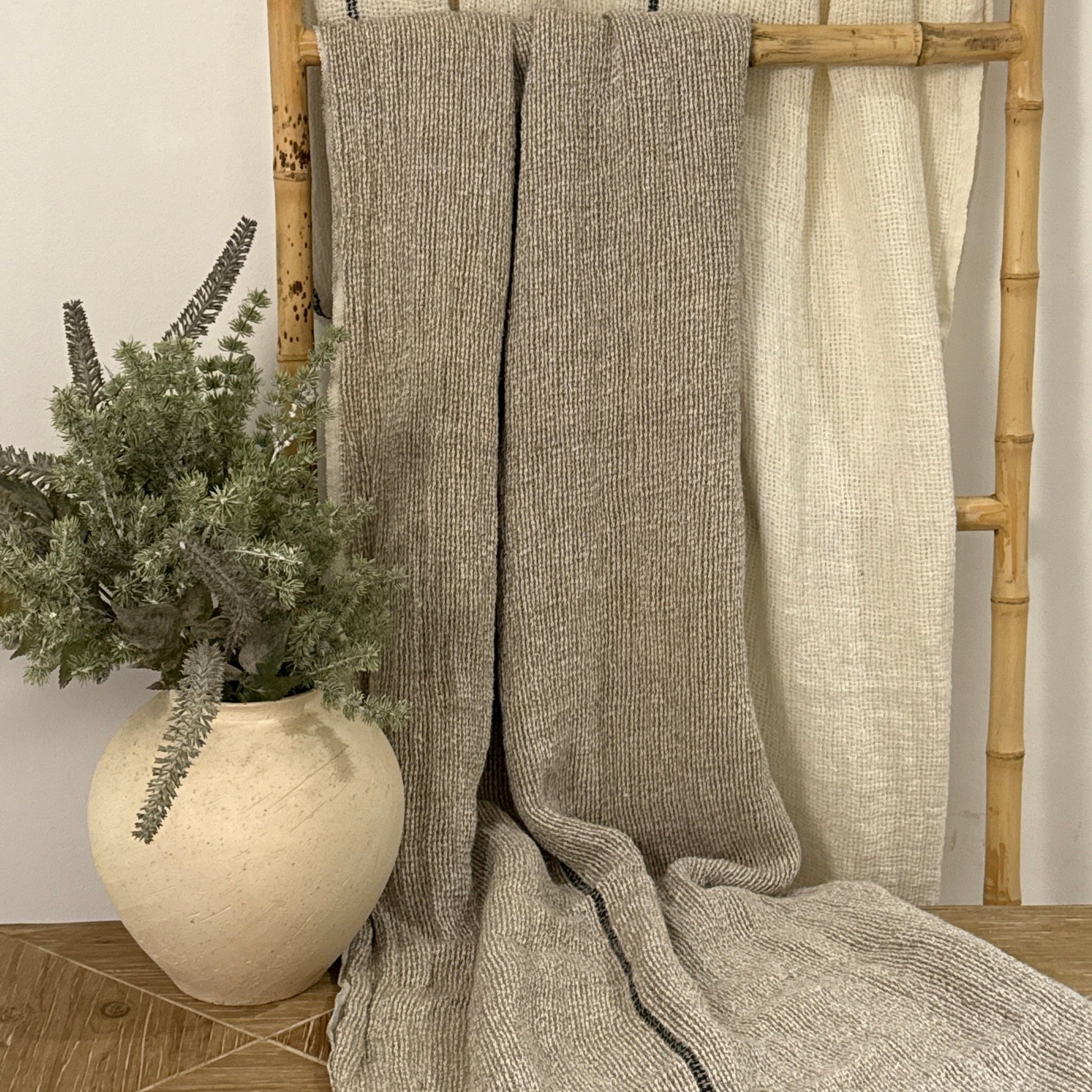 MANTA JUNO MIX LINO Y ALGODON