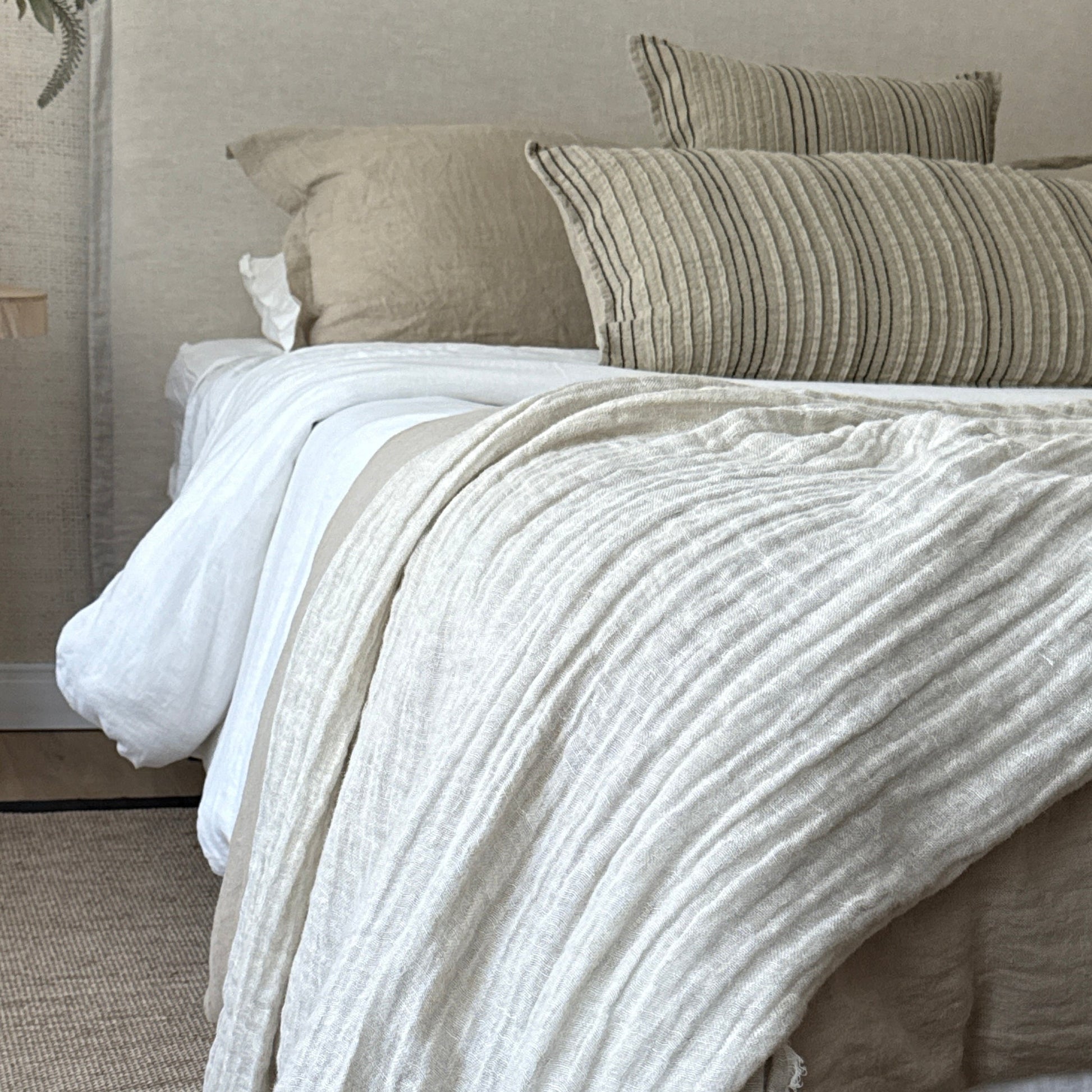 MANTA FREYA LINO GASA REVERSIBLE