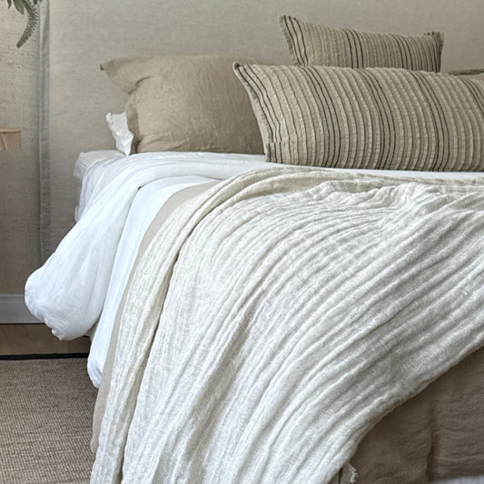 MANTA FREYA LINO GASA REVERSIBLE