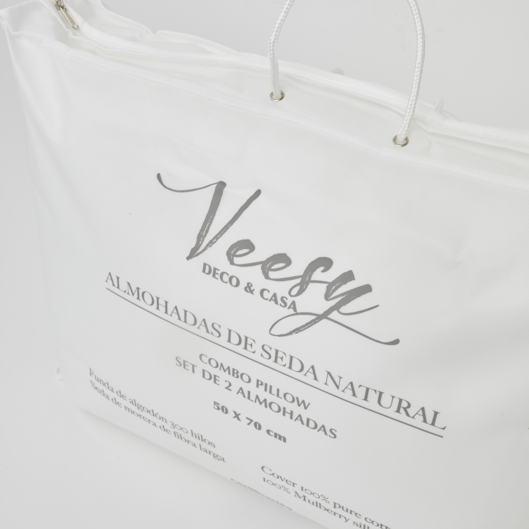 Almohada seda natural