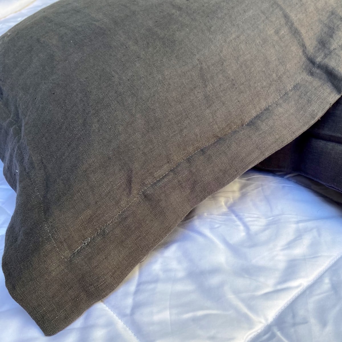 FUNDA ALMOHADA GRIS GRAFITO