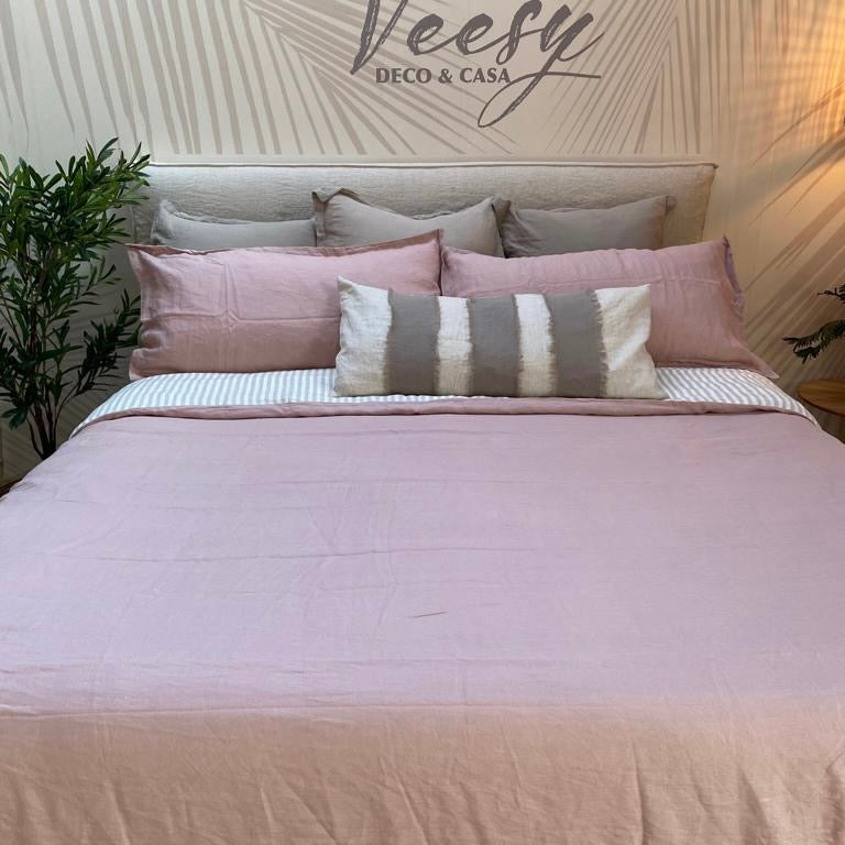 FUNDA ALMOHADA PALO ROSA