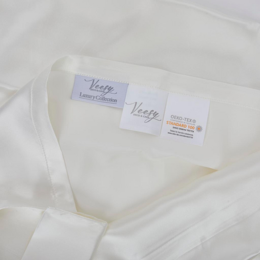 FUNDA DE ALMOHADA DE SEDA NATURAL IVORY - EDICIÓN LIMITADA