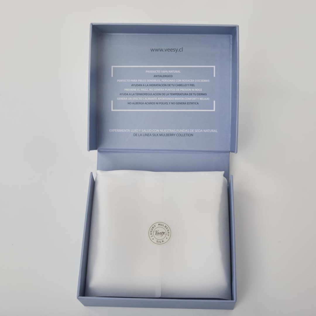 FUNDA DE ALMOHADA DE SEDA NATURAL BLANCO - EDICIÓN LIMITADA