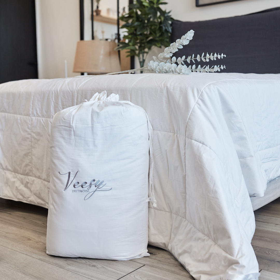 EDREDONES DE SEDA NATURAL DE TODA TEMPORADA